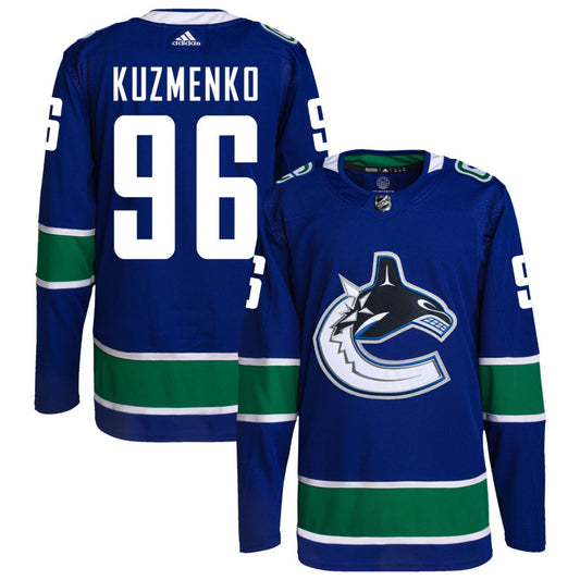 Andrei Kuzmenko Vancouver Canucks adidas Home Primegreen Authentic Pro Jersey - Royal