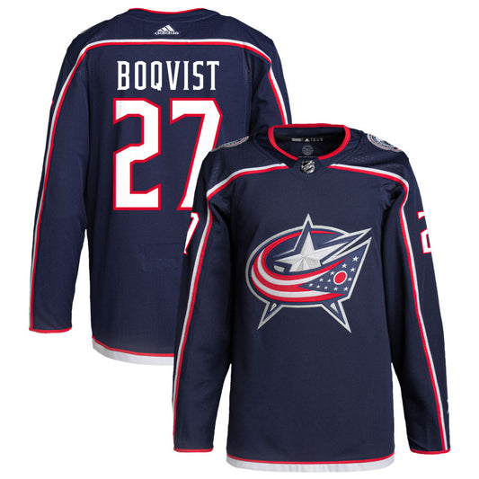 Adam Boqvist Columbus Blue Jackets adidas Home Primegreen Authentic Pro Jersey - Navy