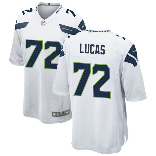 Abraham Lucas Seattle Seahawks Nike Game Jersey - White