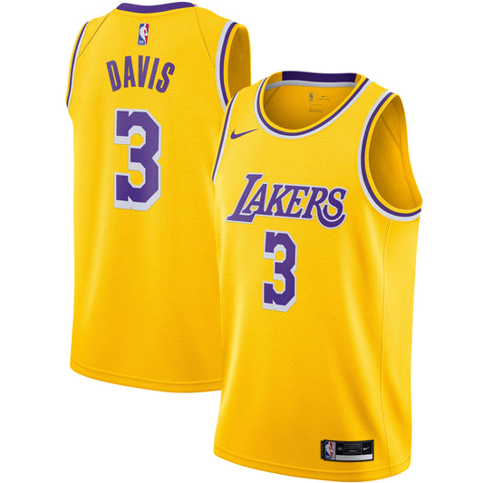 Anthony Davis Los Angeles Lakers Nike Swingman Jersey Gold - Icon Edition