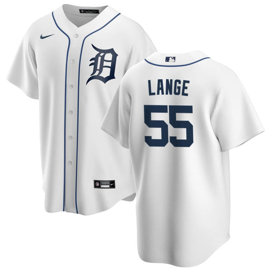 Alex Lange Detroit Tigers Nike Youth Home Replica Jersey - White