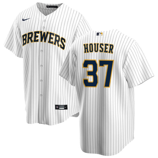 Adrian Houser Milwaukee Brewers Nike Alternate Replica Jersey - White