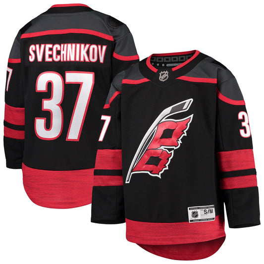 Andrei Svechnikov Carolina Hurricanes Youth Alternate Premier Player Jersey - Black