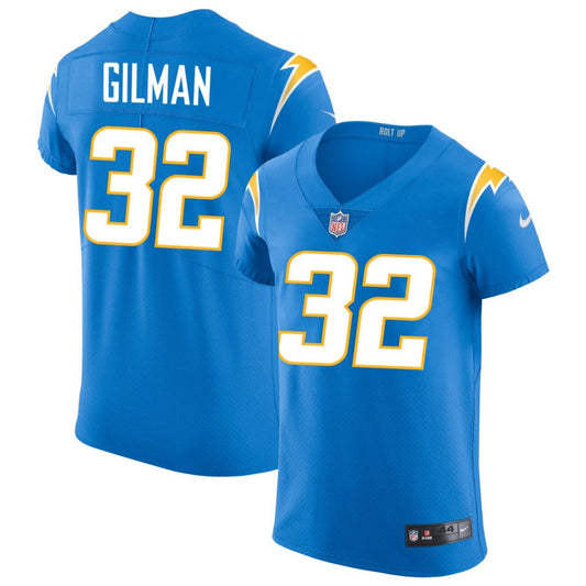 Alohi Gilman Los Angeles Chargers Nike Vapor Elite Jersey - Powder Blue