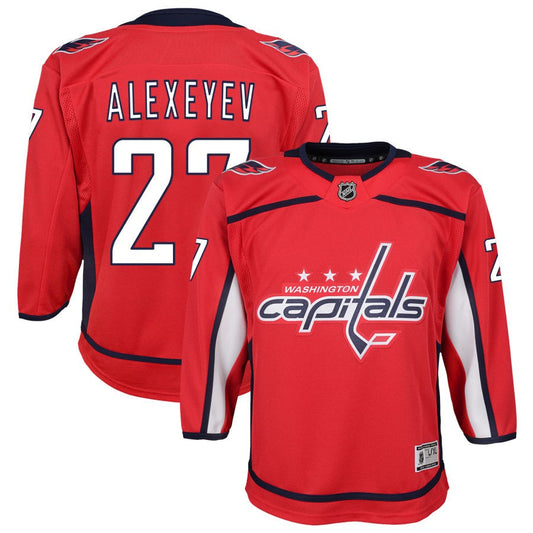 Alexander Alexeyev Washington Capitals Youth Home Premier Jersey - Red