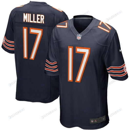 Anthony Miller 17 Chicago Bears Men Game Jersey - Navy