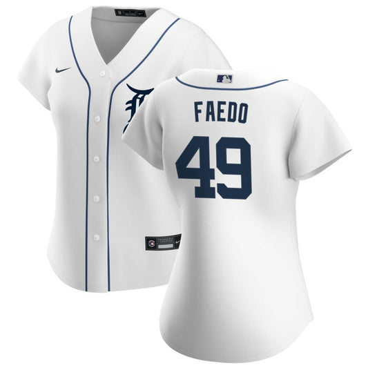 Alex Faedo Detroit Tigers Nike Women's Home Replica Jersey - White