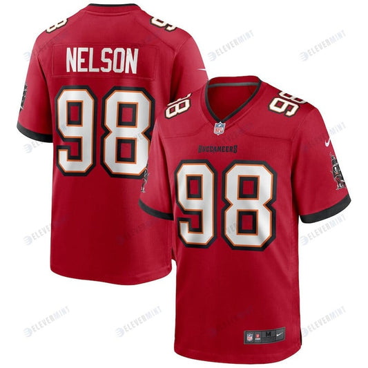 Anthony Nelson 98 Tampa Bay Buccaneers Game Jersey - Red