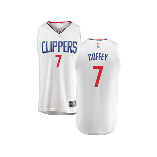 Amir Coffey LA Clippers Fanatics Branded Youth Fast Break Replica Jersey White - Association Edition