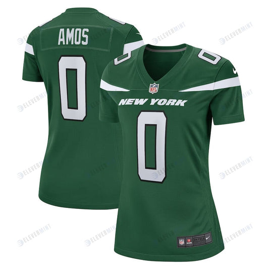 Adrian Amos 0 New York Jets Women Game Jersey - Gotham Green