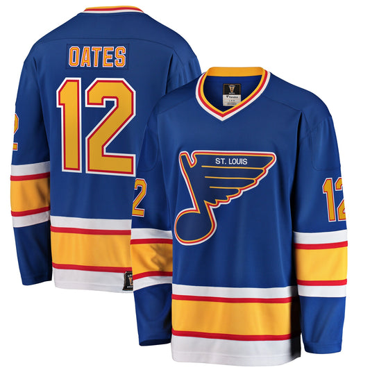 Adam Oates St. Louis Blues Fanatics Branded Premier Breakaway Retired Player Jersey - Blue