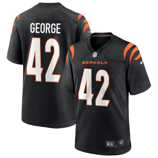 Allan George Cincinnati Bengals Nike Youth Logo Game Jersey - Black