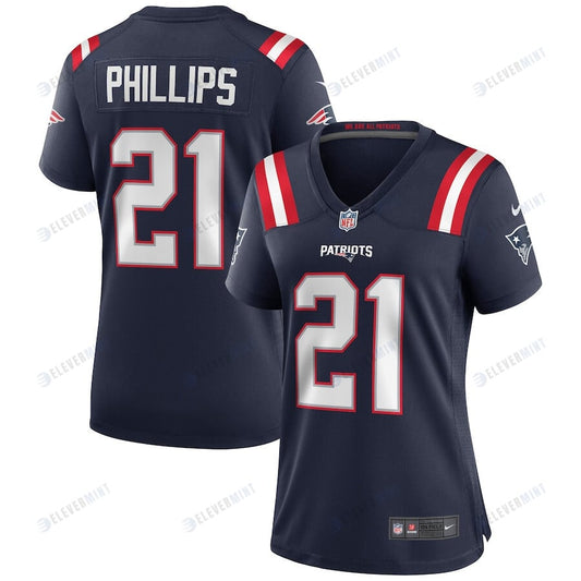 Adrian Phillips 21 New England Patriots Women Game Jersey - Navy