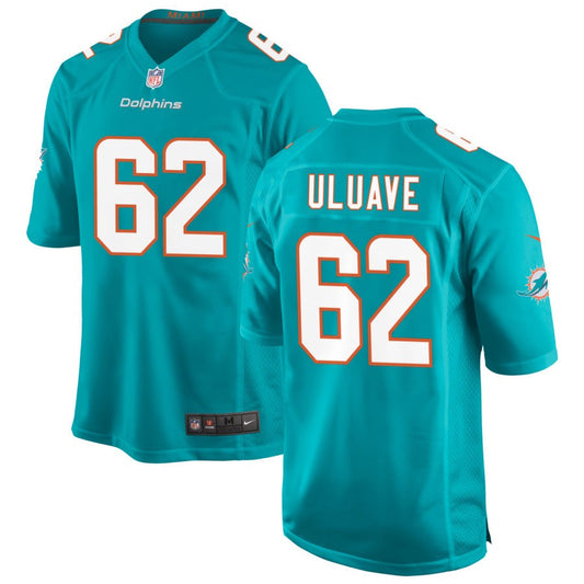 Alama Uluave Miami Dolphins Nike Game Jersey - Aqua