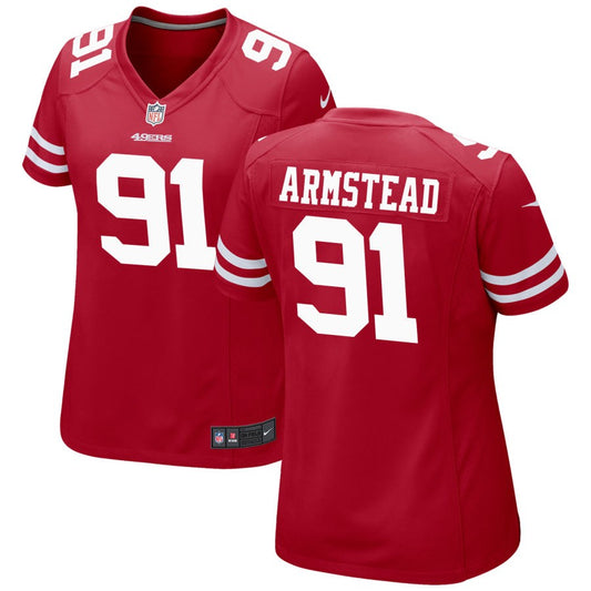 Arik Armstead San Francisco 49ers Nike Women's Game Jersey - Scarlet