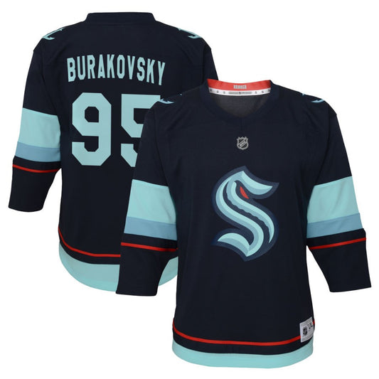 Andre Burakovsky Seattle Kraken Toddler Home Replica Jersey - Navy